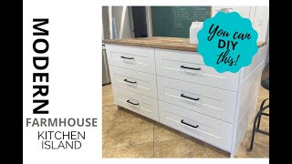 ikea hack diy kitchen island~organizing~how to~cost