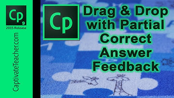 Adobe Captivate - Drag and Drop with Partial Correct Answer Feedback