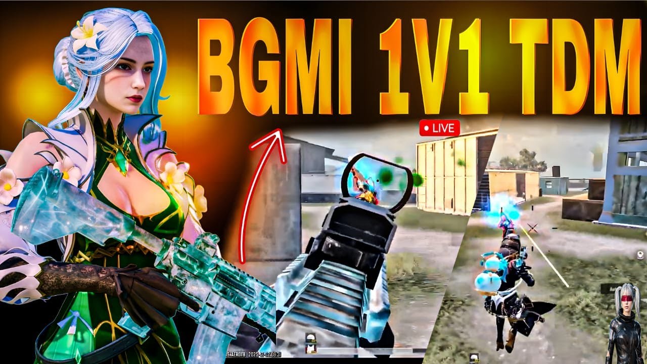 🔴 BGMI 1v1 FREE TDM ROOM LIVE 🔥#bgmilive  #bgmi #shorts #blessedlive