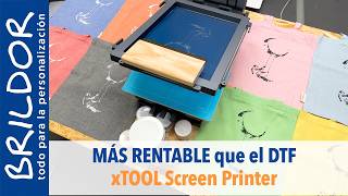 Estampa CAMISETAS por céntimos con xTool Screen Printer