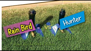 Rain Bird vs Hunter Spray Pattern Comparison