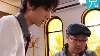 初演技に挑む古川毅、緊張MAX!!映画『兄友』メイキング