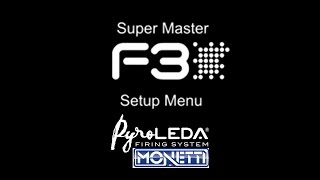 PyroLEDA - F3 Supermaster - Setup Menu - JP