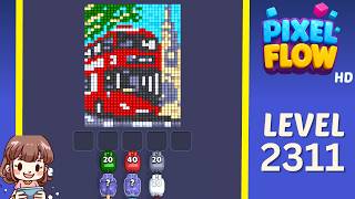 Pixel Flow Level 2311 Solution Walkthrough