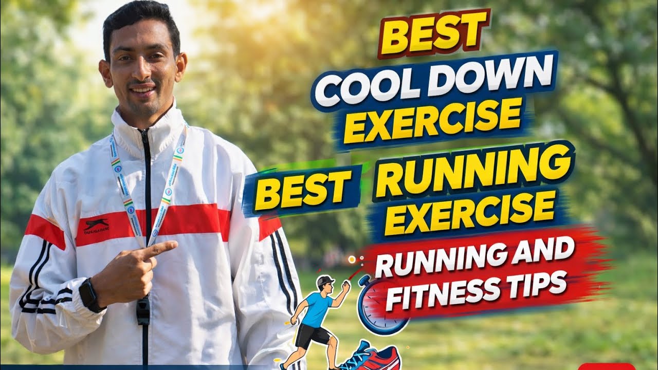 Best Cool Down Exercise | Best Running Workout | Running And Fitness Tips By Mukul Sprinter 