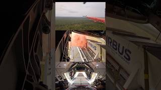 A400M supporting the fight against wildfires in France.