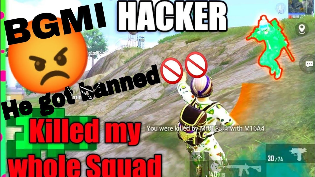 Hacker killed me and my squad after report he got banned 