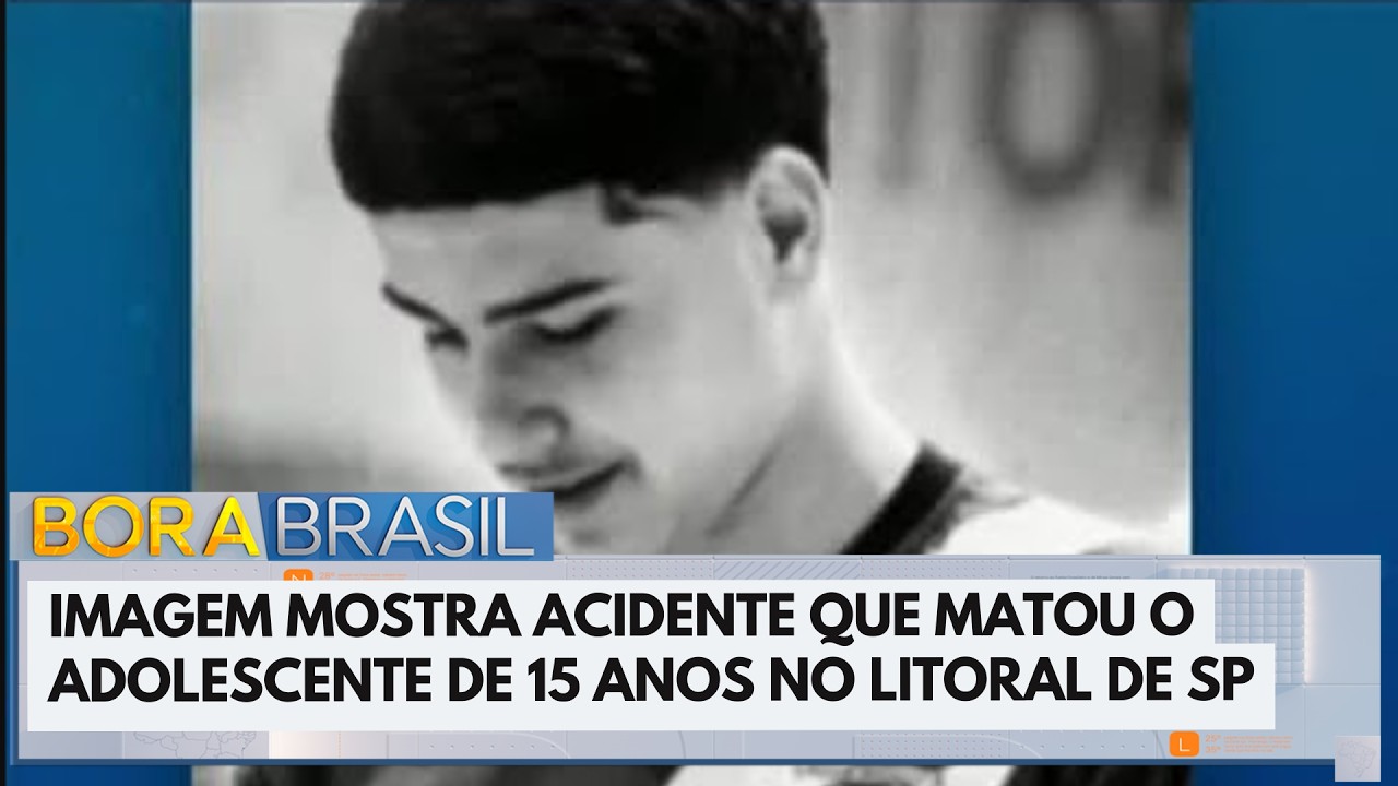 Novas imagens mostram morte de adolescente de 15 anos em acidente | Bora Brasil
