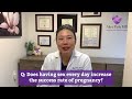 Does having sex every day increase the success rate of pregnancy? | Dr. Alice Park Q&amp;A #1