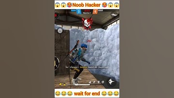 Noob hacker 🥵 ff short free fire funny video 🤣#viral #shorts #short