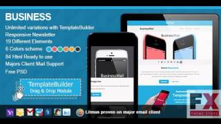 Preview Business Responsive E-mail With Templates Builder TF