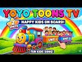 Fun Train Adventure!| Kids song & Educational Fun |Yoyo Toons TV