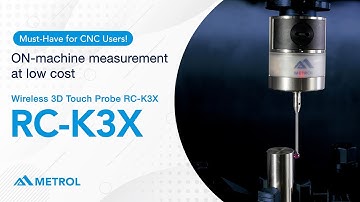 【Must-Have for CNC Users!】Wireless 3D Touch Probe RC-K3X