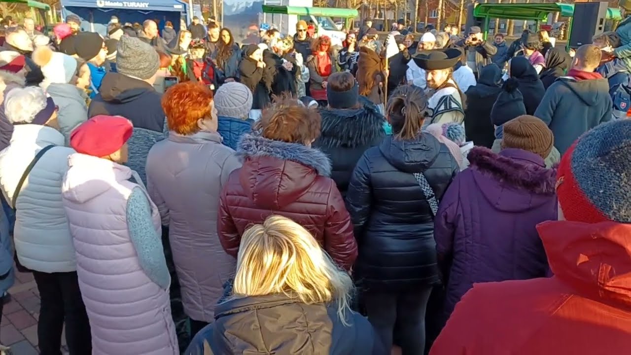 Fašiangy - pochovávanie basy Turany_22.02.2025