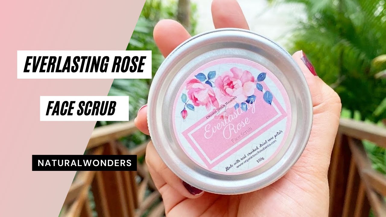 How I Make My Everlasting Rose Face Scrub A Wet Scrub Texture