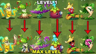 : NEW & OLD Plant LVL 1 & MAX LVL in Plants vs. Zombies 2 China v3.3.7 (Thorn Wizard & Electric Peel)