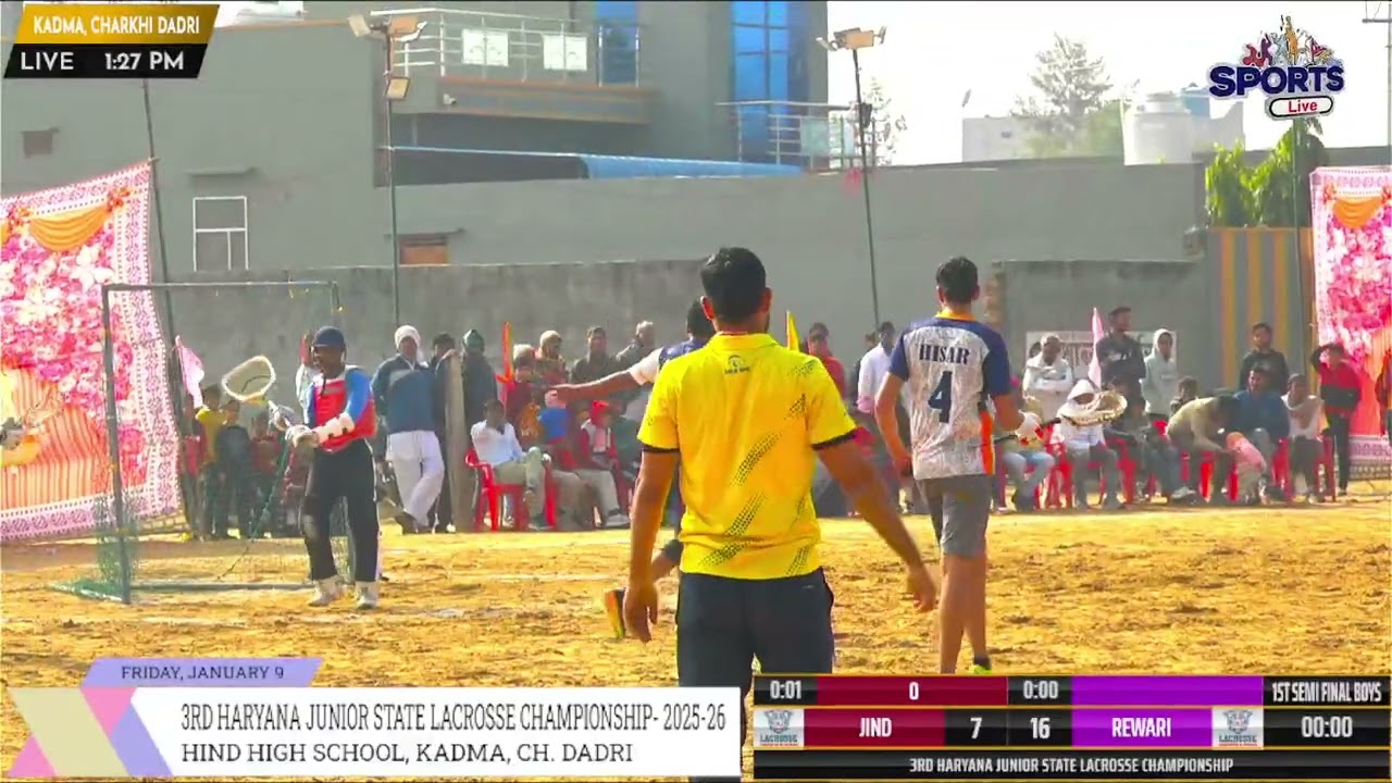 Lacrosse Hisar VS Rohtak Semifinal Match 