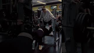 3 Plates Suicide Grip 💀 #foryou #shorts #tiktok #powerlifting #benchpress
