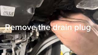 Audi Q7 Front Differential Fluid Change .