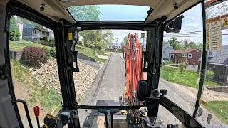 KUbota KX057-5 going for a ride