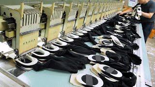 The completion of fashion is socks! Amazing Korean socks making process