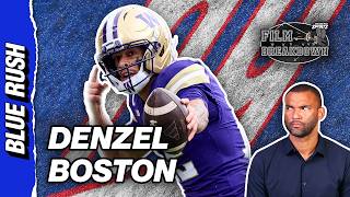 Is Denzel Boston the Giants' ideal BIG-BODIED WR | Blue Rush