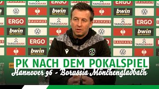 PK nach dem Spiel | Hannover 96 - Borussia Mönchengladbach