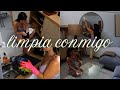 limpia conmigo 🧼 rutina de limpieza profunda del comedor y la cocina, motivación para limpiar