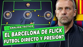 ASì EL BARCELONA DE FLICK - FÚTBOL DIRECTO Y PRESIÓN? || Análisis Táctico