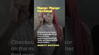 Aunty Rayzor at Nyege Nyege Festival