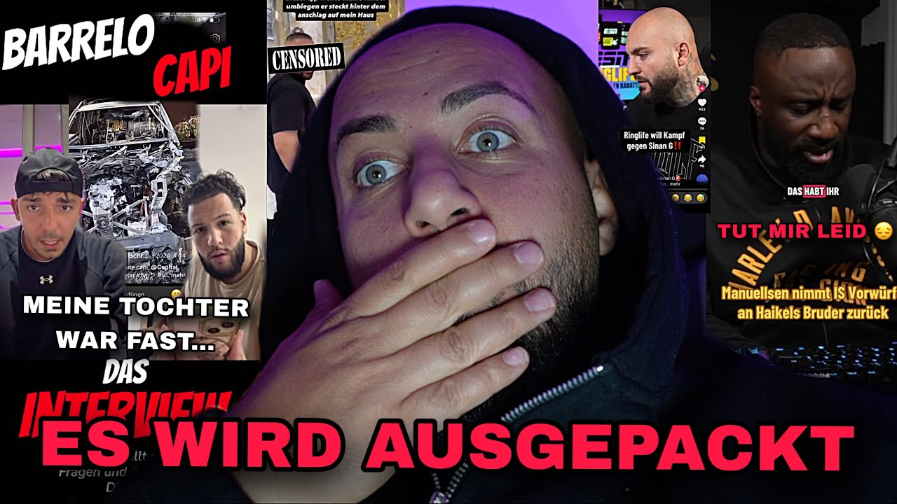 MANUELLSEN ENTSCHULDIGT SICH😱 CAPITAL BRA PACKT ÜBER TÄTER AUS‼️