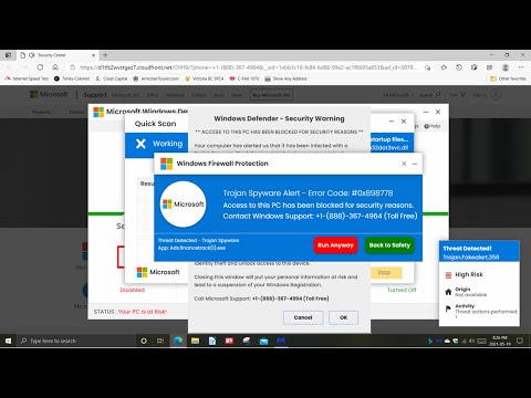 What a browser hijack looks like and sounds like!