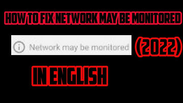 HOW TO FIX NETWORK MAY BE MONITORED IN YOUR PHONE | SAMARTH GAMING