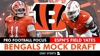 Cincinnati Bengals Mock Draft Picks Via ESPN’s Field Yates & Pro Football Focus