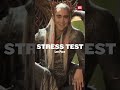 Is Lee Pace's job stressful?