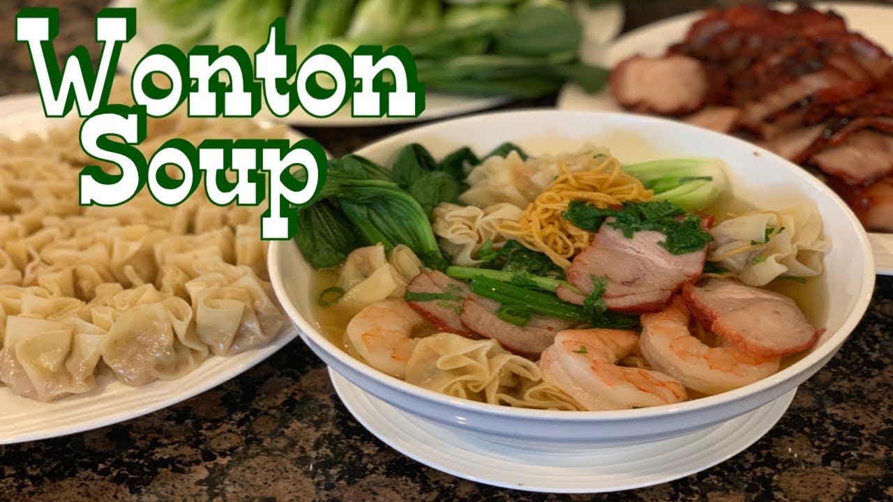 Wonton Noodle Soup How To Cook Wonton Soup Wonton Noodle Soup Recipe English Ver Youtube