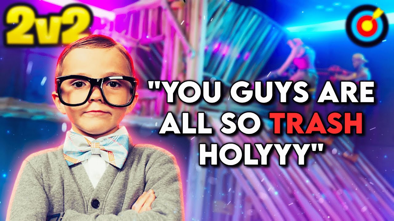 Я играл с самым самоуверенным игроком в Fortnite 🐔 - Fortnite 2v2 Контроль фигур