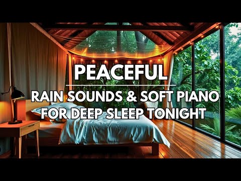 Relaxing Rain & Piano Sounds — Fall Asleep Fast and Sleep All Night ...