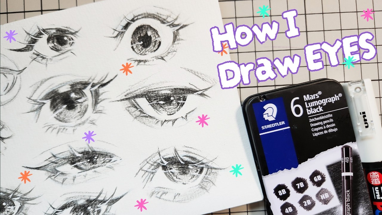 How I Draw Eyes 目をまる1ページ描いてみた｜speed painting| - YouTube