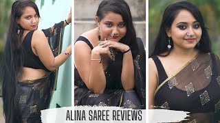 Curvy Bong Alina Saree Lover Generic Brand Tryon 2025 Indoor Fashion Review 4K