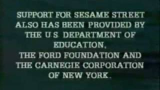 Sesame Street Funding 1992-95 Weekday Version