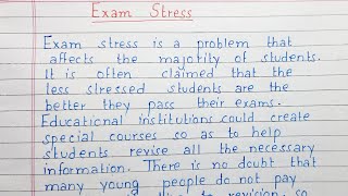 Write an essay on Exam Stress | Essay Writing | English screenshot 2