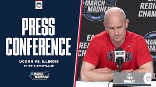 Dan Hurley & Players Postgame vs. Illinois | Elite 8