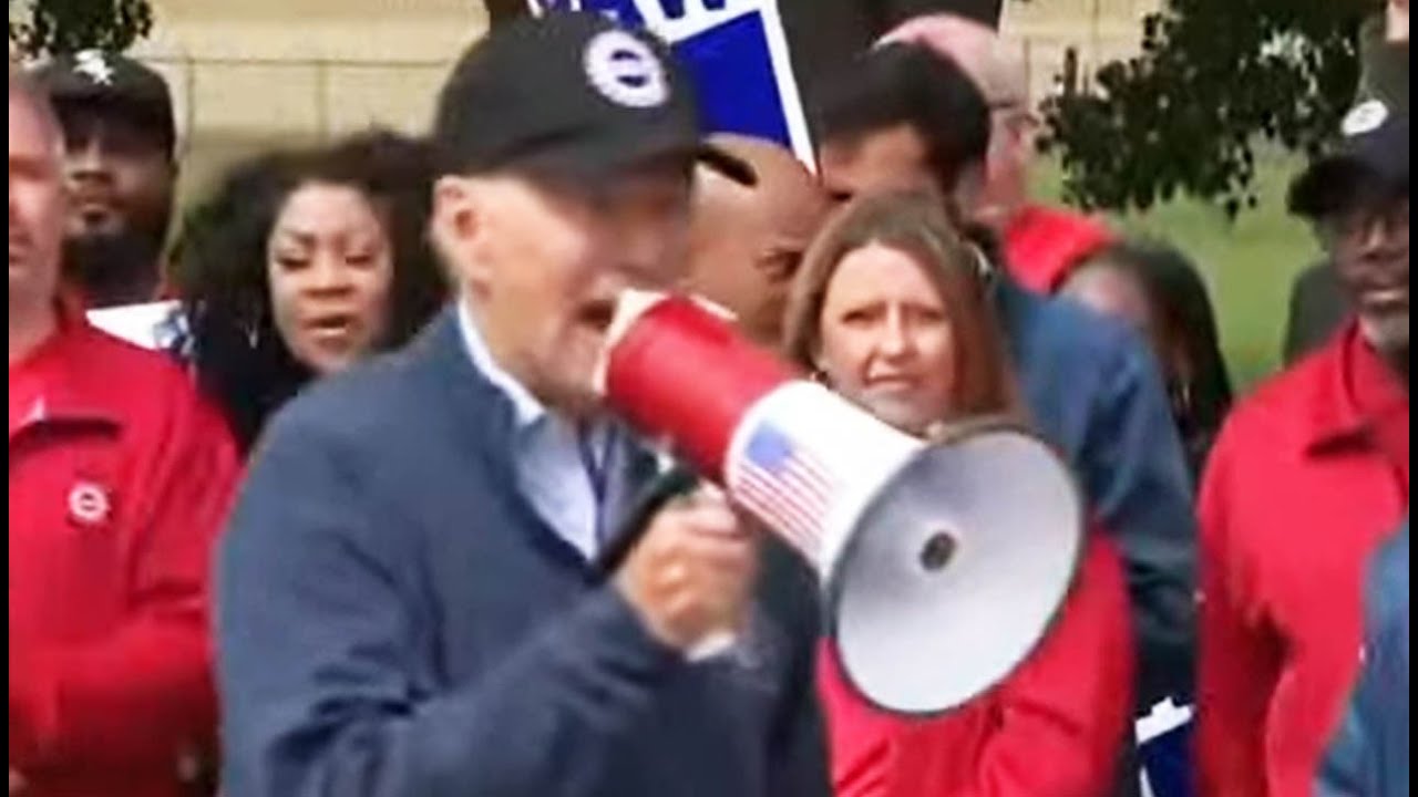 'Union Joe' Biden Joins UAW Strikers On The Picket Line