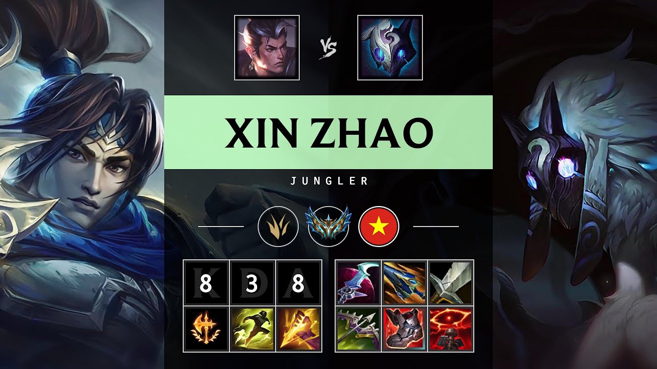 Xin Zhao Jungle vs Kindred - VN Challenger Patch 25.17