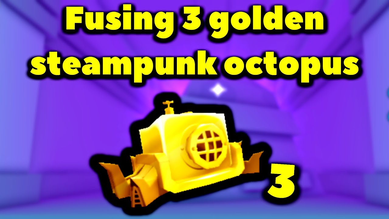 Fusing 3 golden steampunk octopus - PSX Trade Plaza Update