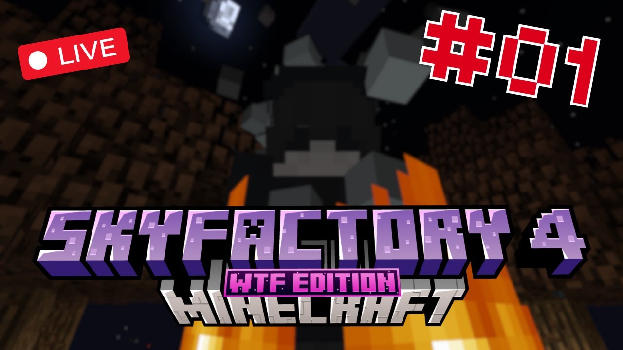 การสร้างโลกที่ตกแล้วไม่ตาย | Minecraft Skyfactory 4 (เน็ตหลุด) - YouTube