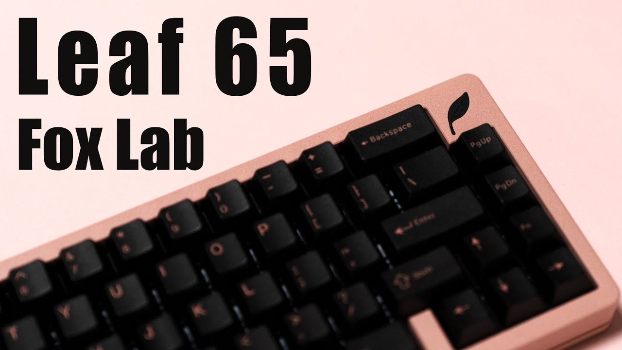キーボード Foxlab Leaf65 Leaf 65% Unboxing & Build | 리프65 - YouTube