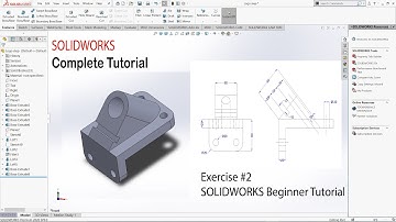 SolidWorks Tutorial | SolidWorks Exercise video 02 | SOLIDWORKS Beginner Tutorial