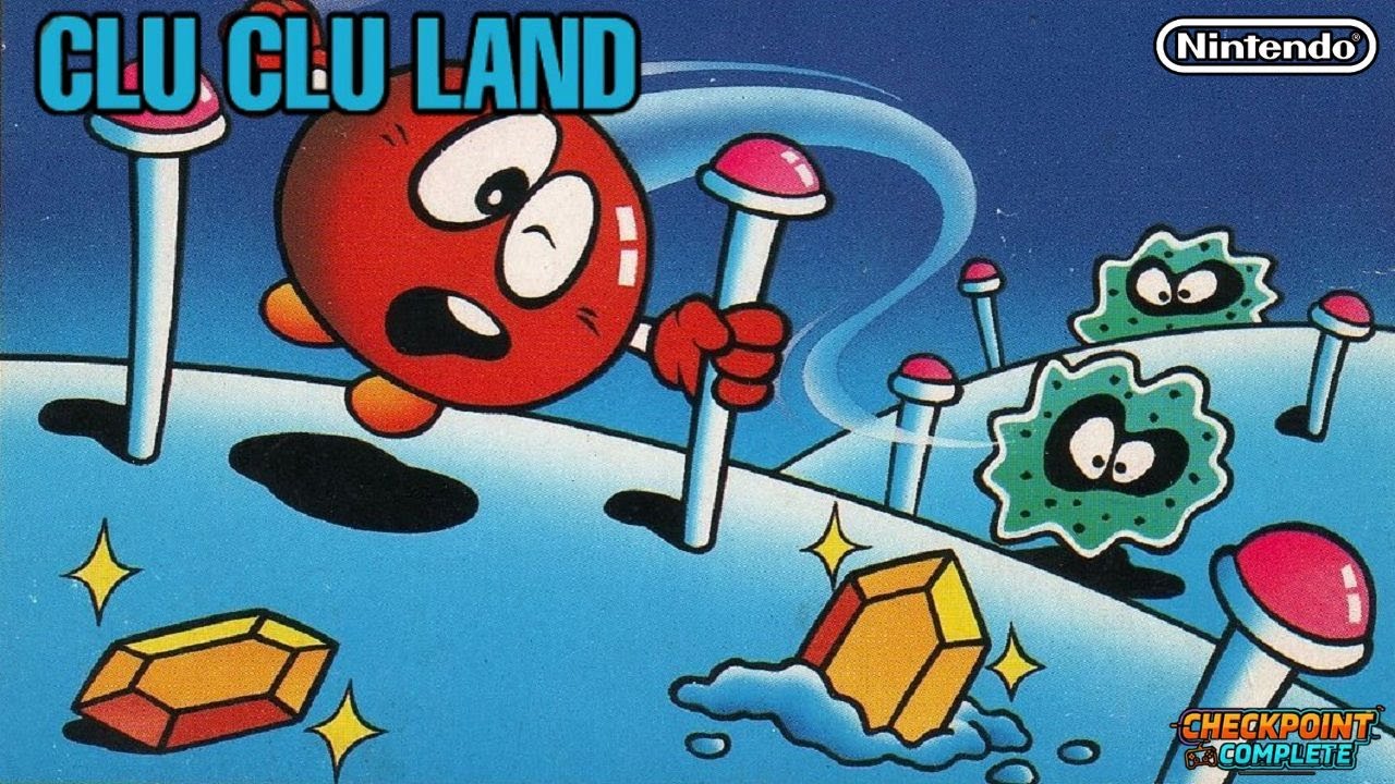 Clu Clu Land (1984) NES – Longplay [No Commentary]